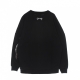 felpa leggera girocollo uomo gufo reale crewneck BLACK