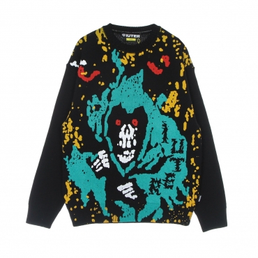 maglione uomo possessed jumper BLACK