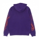 felpa leggera cappuccio uomo outline logo hoodie PURPLE