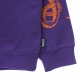 felpa leggera cappuccio uomo outline logo hoodie PURPLE