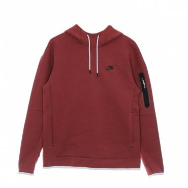 felpa leggera cappuccio uomo tech fleece po hoodie CEDAR/BLACK