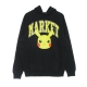 felpa cappuccio uomo pikachu arc hoodie x pokemon BLACK