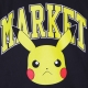 felpa cappuccio uomo pikachu arc hoodie x pokemon BLACK