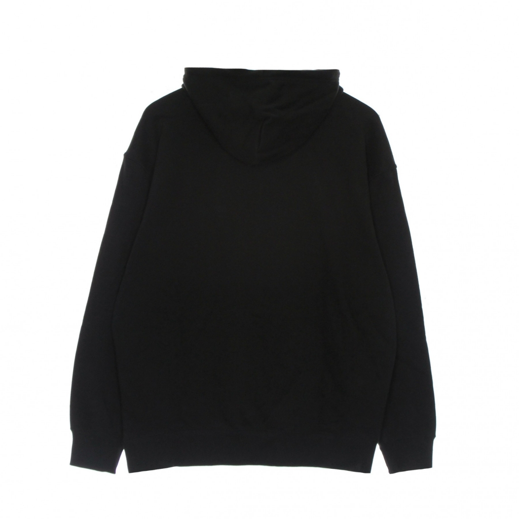 felpa leggera cappuccio uomo classic relaxed hoodie BLACK