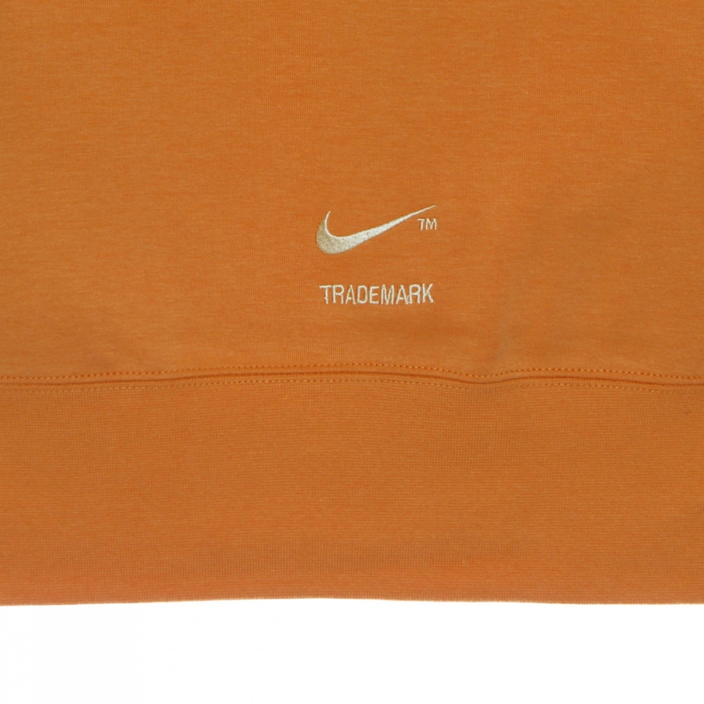 felpa leggera cappuccio uomo swoosh tech fleece pullover hoodie HOT CURRY/PEARL WHITE/CANVAS