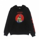 felpa leggera cappuccio uomo demon hoodie BLACK