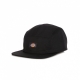 cappellino visiera piatta uomo albertville cap BLACK