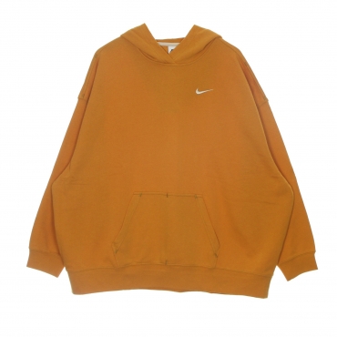 felpa leggera cappuccio donna sportswear swoosh fleece hoodie LIGHT CURRY/PEARL WHITE/DESERT OCHRE