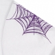 maglietta uomo cobweb print tee WHITE/PURPLE