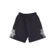 pantalone corto tuta uomo cobweb print shorts BLACK/WHITE