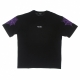 maglietta uomo cobweb print tee BLACK/PURPLE