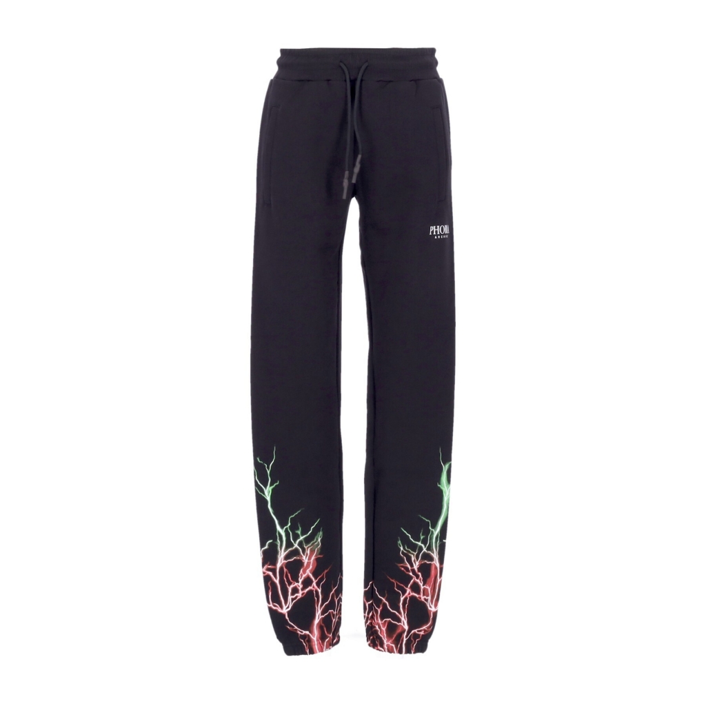 pantalone tuta leggero uomo lightning pants BLACK/RED/GREEN