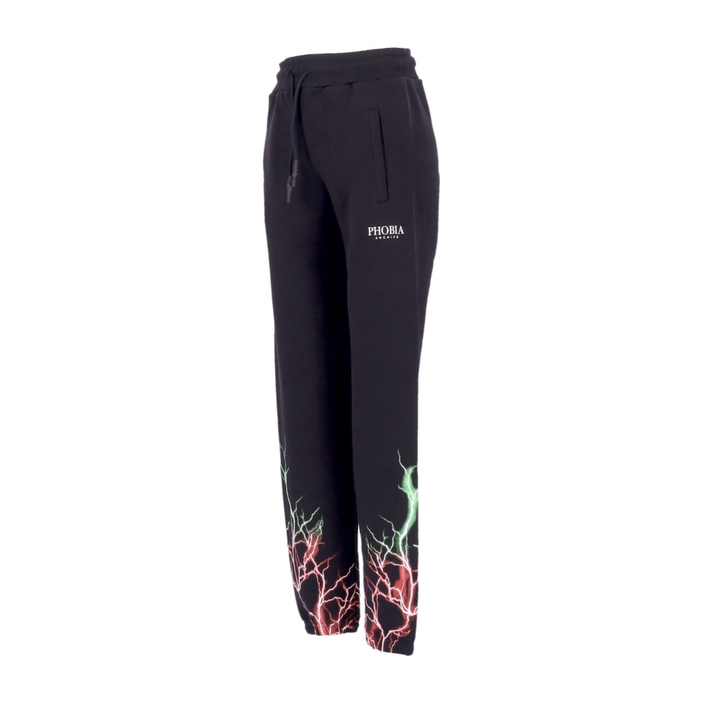 pantalone tuta leggero uomo lightning pants BLACK/RED/GREEN