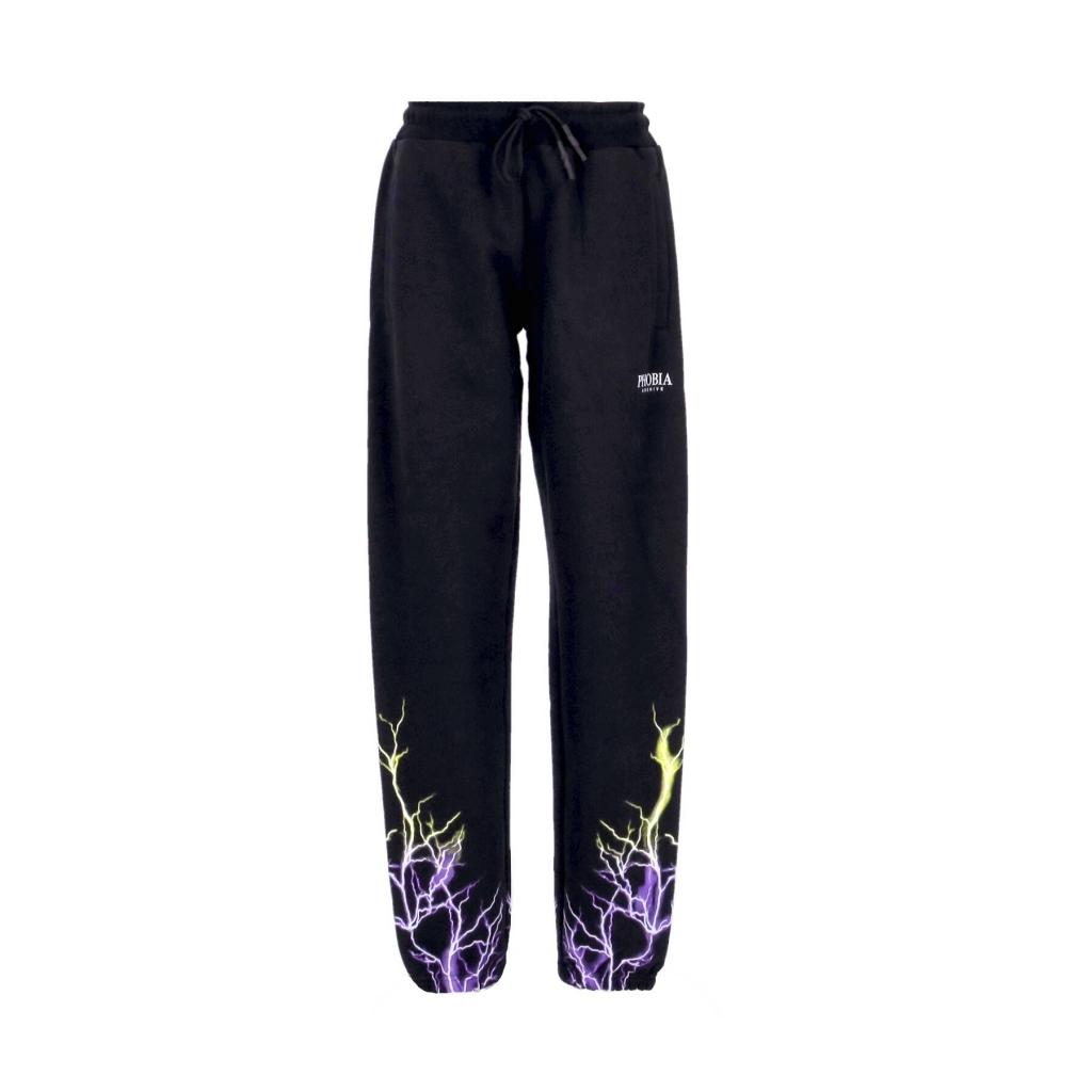 pantalone tuta leggero uomo lightning pants BLACK/PURPLE/YELLOW