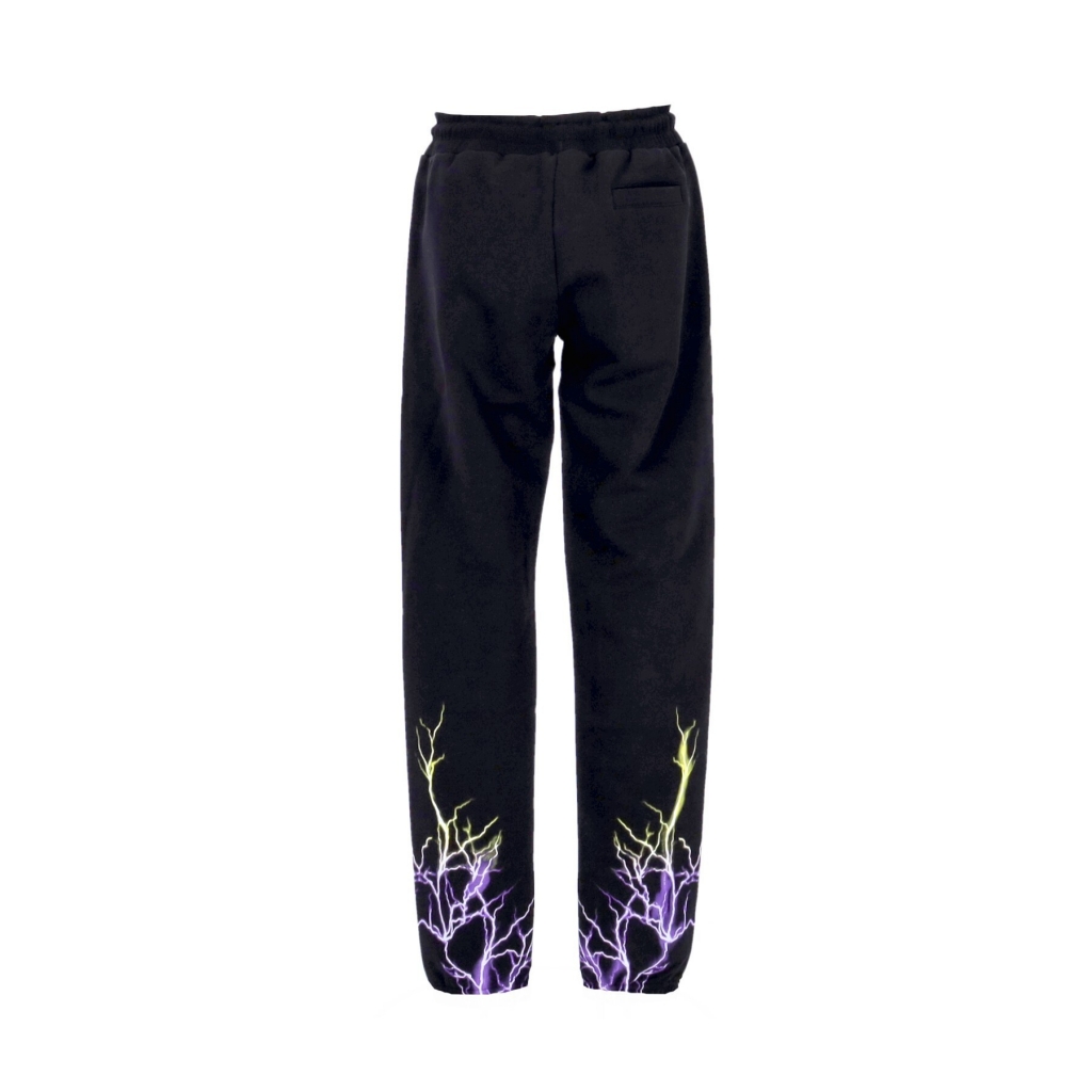 pantalone tuta leggero uomo lightning pants BLACK/PURPLE/YELLOW