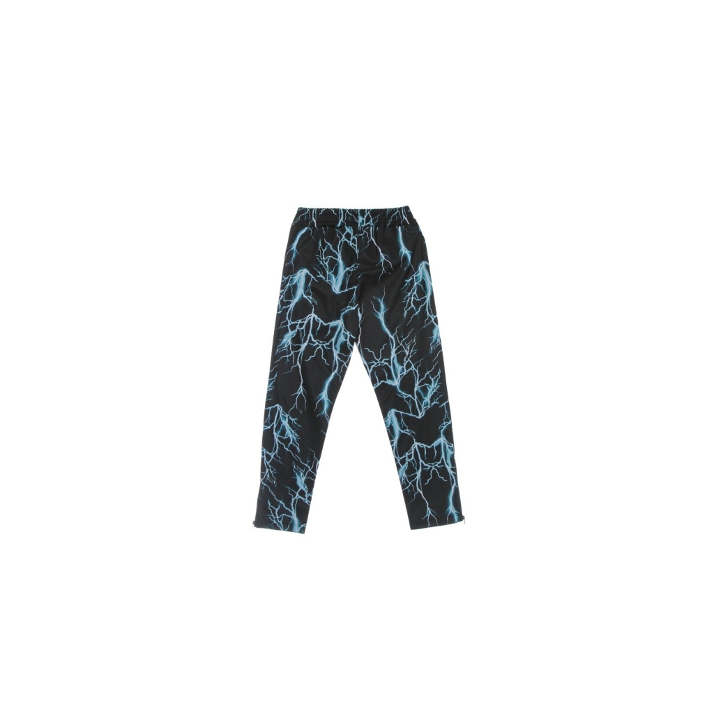 pantalone tuta uomo all over print lightning pants BLACK/LIGHTBLUE