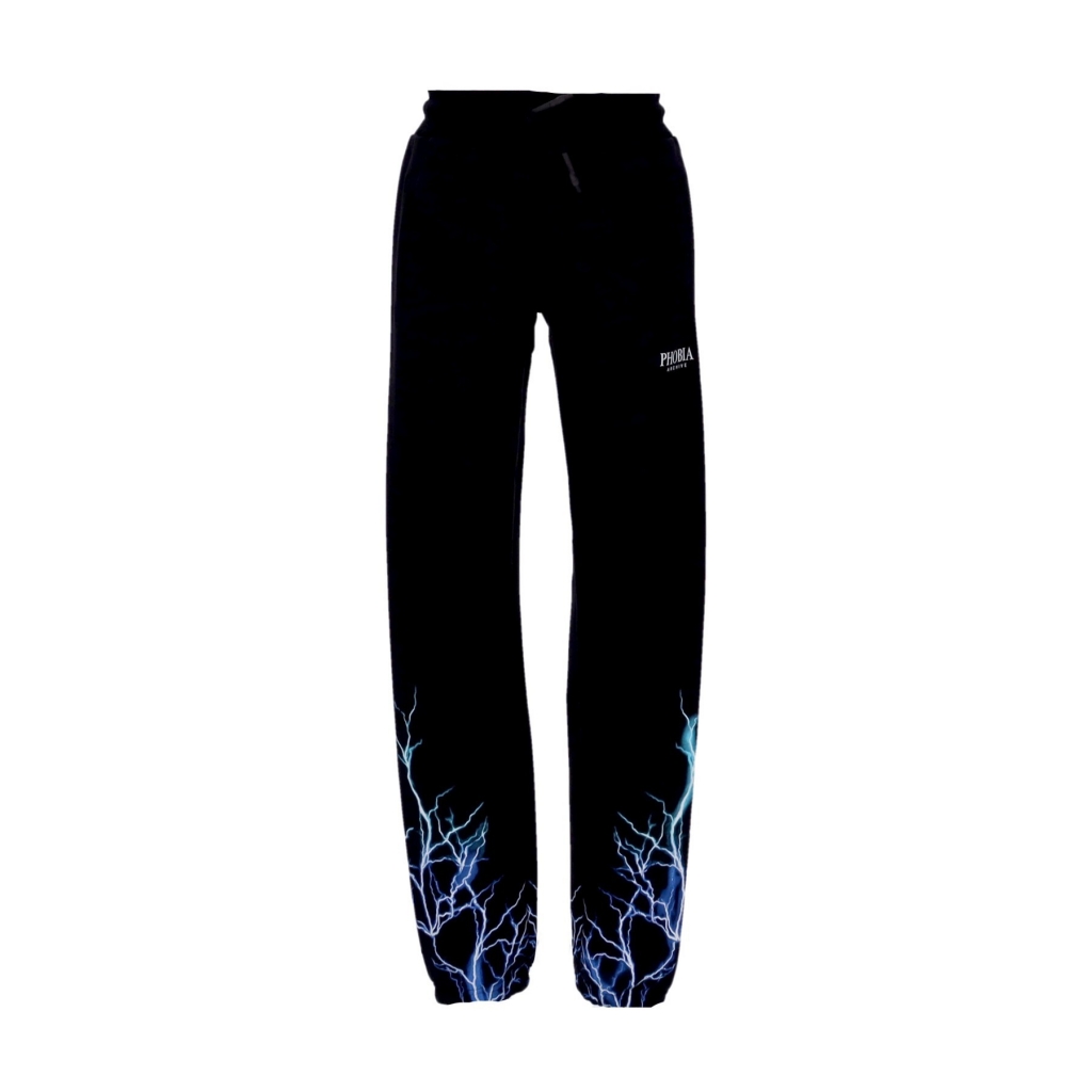 pantalone tuta leggero uomo lightning pants BLACK/BLUE/LIGHTBLUE