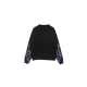 felpa leggera girocollo uomo lightning crewneck BLACK/PURPLE/YELLOW