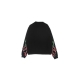 felpa leggera girocollo uomo lightning crewneck BLACK/RED/GREEN