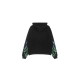 felpa leggera cappuccio uomo lightning hoodie BLACK/GREEN/LIGHTBLUE