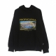 felpa leggera cappuccio uomo parthenope hoodie BLACK