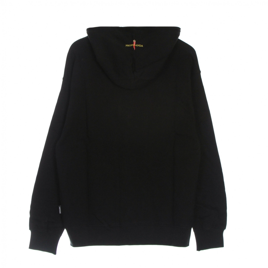 felpa leggera cappuccio uomo parthenope hoodie BLACK