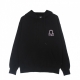 felpa leggera cappuccio uomo criminal hoodie BLACK/PINK