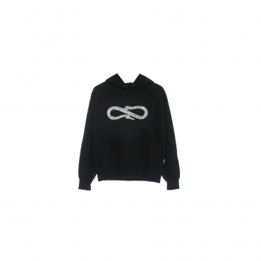 felpa leggera cappuccio uomo diamonds hoodie BLACK