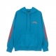 felpa leggera cappuccio uomo grizzly hoodie TURQUOISE