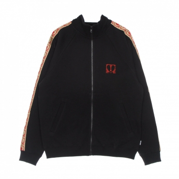 felpa leggera collo alto uomo lovely track jacket BLACK