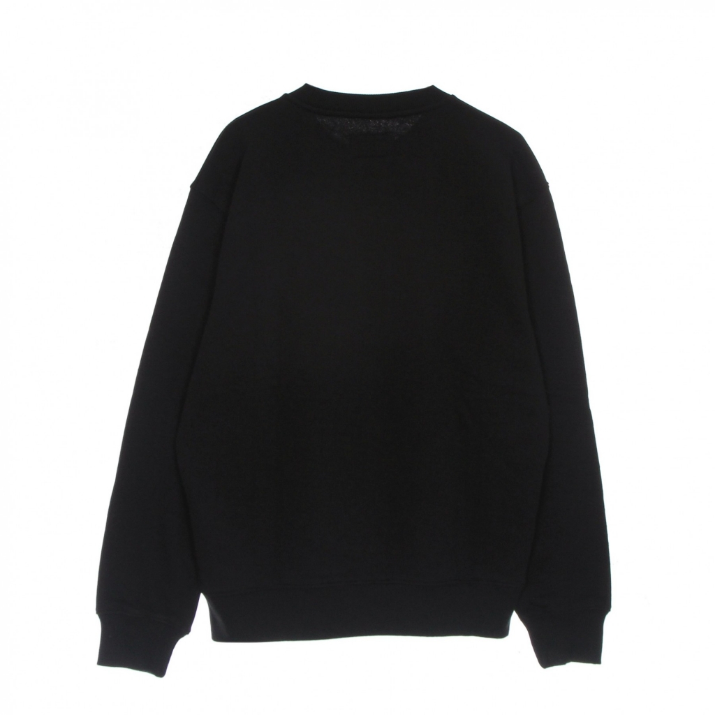 felpa leggera girocollo uomo beyond crewneck BLACK