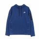 felpa leggera cappuccio uomo tech fleece po hoodie DK MARINA BLUE/LIGHT BONE