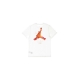 maglietta uomo jumpman 3d crew WHITE/LIGHT CURRY