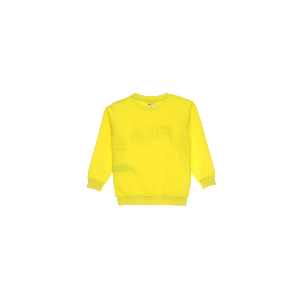 felpa leggera girocollo bambino sveg classic logo crew sweat BUTTERCUP