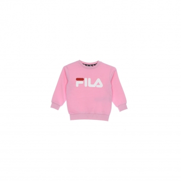 felpa leggera girocollo bambina sveg classic logo crew sweat LILAC SACHET