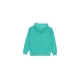 felpa leggera cappuccio ragazzo sande classic logo hoody AQUA GREEN