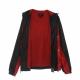 giacca a vento uomo essentials woven jacket BLACK/GYM RED