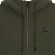 felpa cappuccio zip uomo essentials fleece full-zip hoodie MEDIUM OLIVE