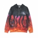 felpa leggera cappuccio uomo galaxy hoodie BLACK