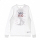 maglietta manica lunga uomo sport dna grafic l/s crew tee WHITE/MYSTIC HIBISCUS