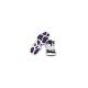 scarpa alta ragazzo jordan 6 rings WHITE/BLACK/DARK CONCORD/CLEAR