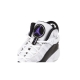 scarpa alta ragazzo jordan 6 rings WHITE/BLACK/DARK CONCORD/CLEAR