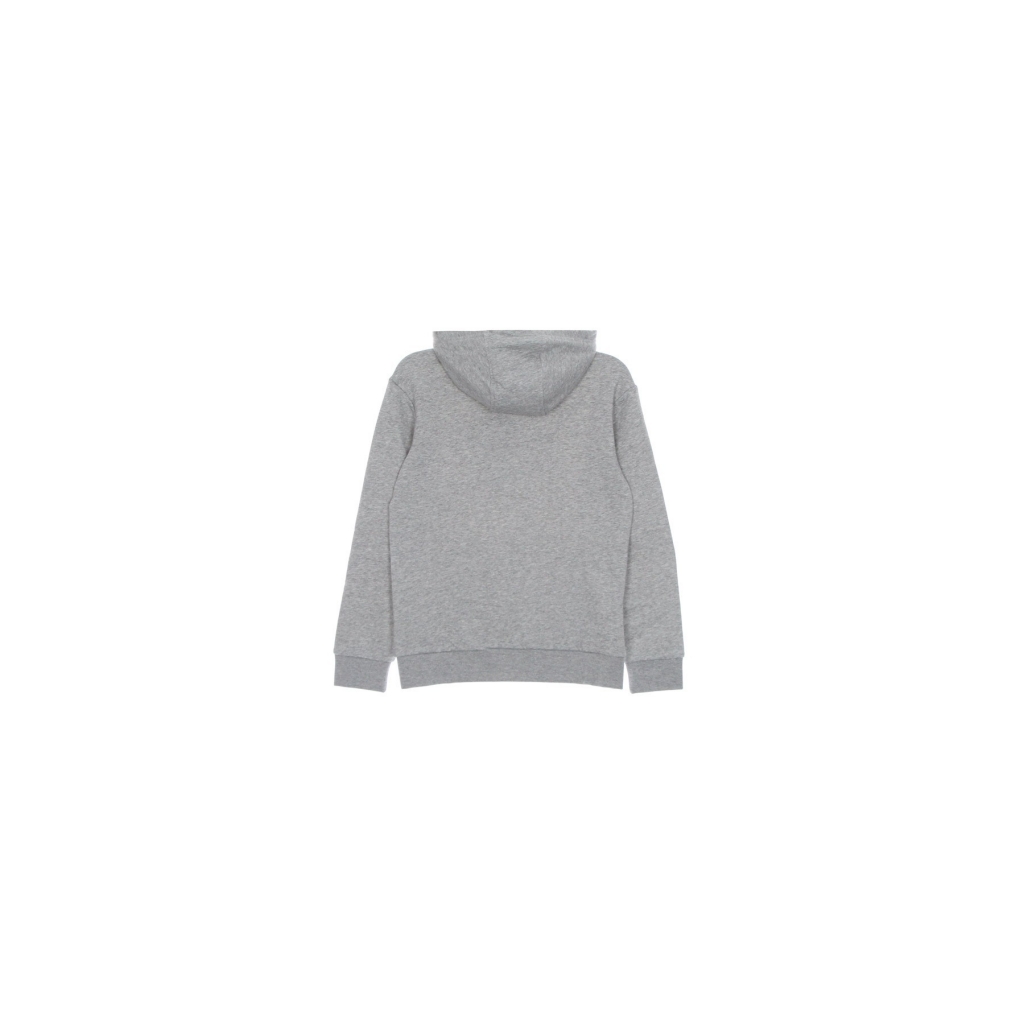 felpa leggera cappuccio ragazzo trefoil hoodie MEDIUM GREY HEATHER