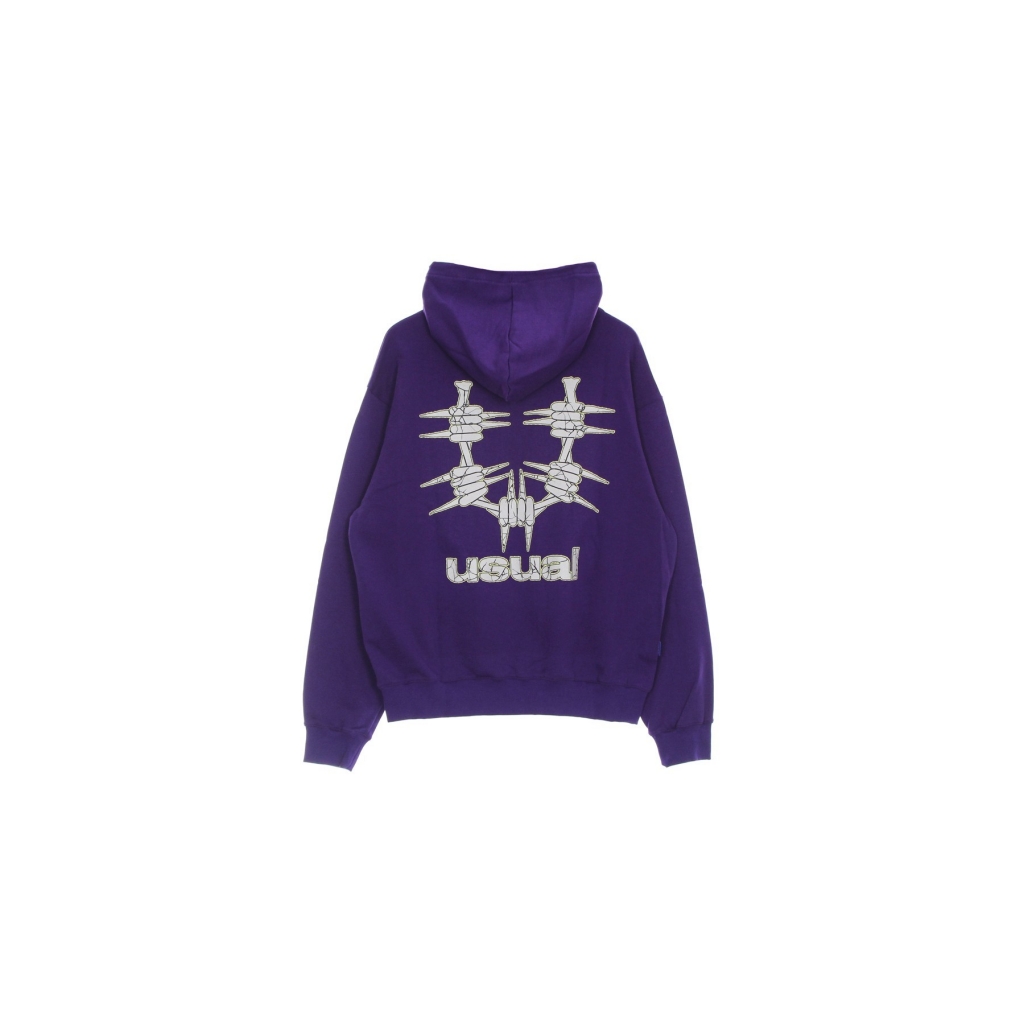 felpa leggera cappuccio uomo cracked hoodie PURPLE