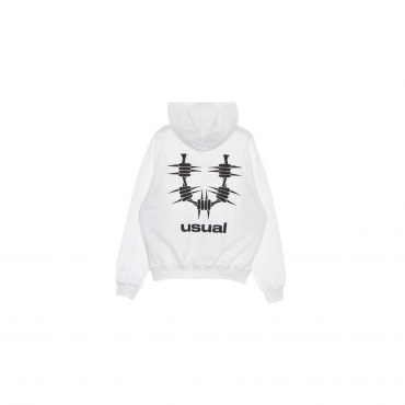 felpa leggera cappuccio uomo og hoodie WHITE