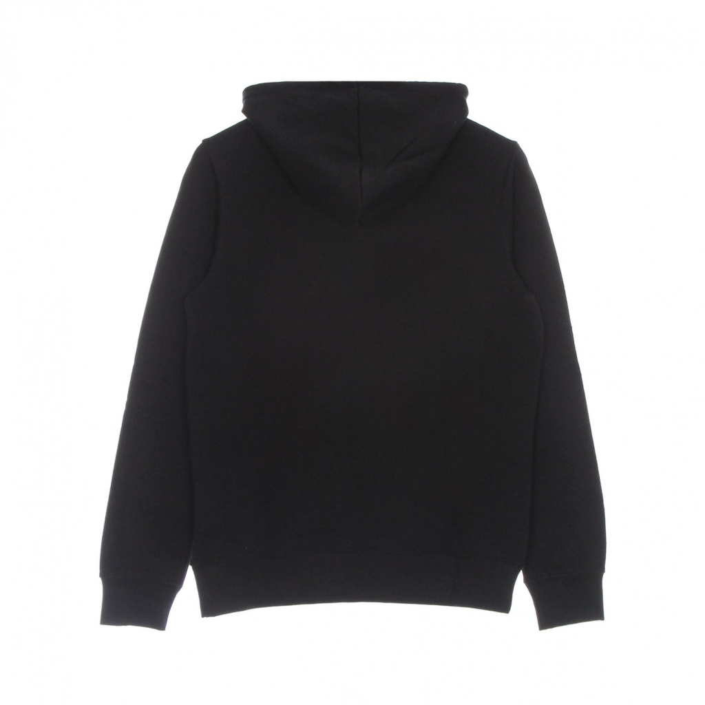 felpa leggera cappuccio uomo vertical hood FLINT BLACK