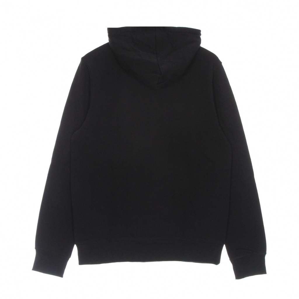 felpa leggera cappuccio uomo palazzo hood FLINT BLACK