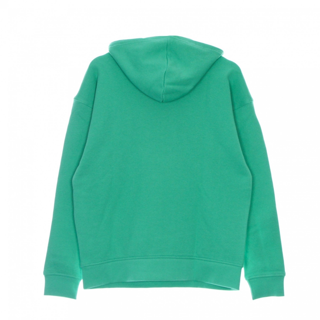 felpa leggera cappuccio donna trefoil hoodie HIRE GREEN