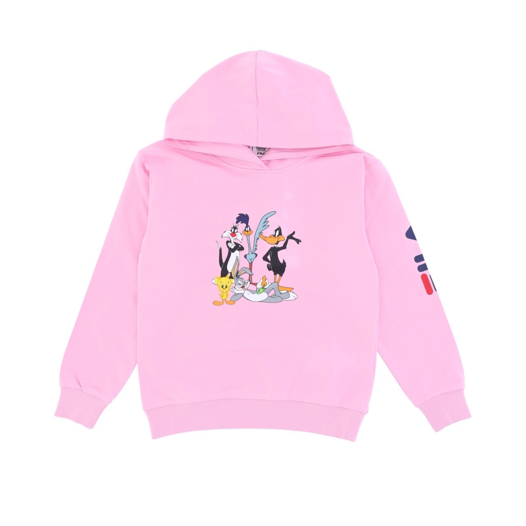 felpa leggera cappuccio bambina lassan hoody LILAC SACHET