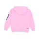 felpa leggera cappuccio bambina lassan hoody LILAC SACHET